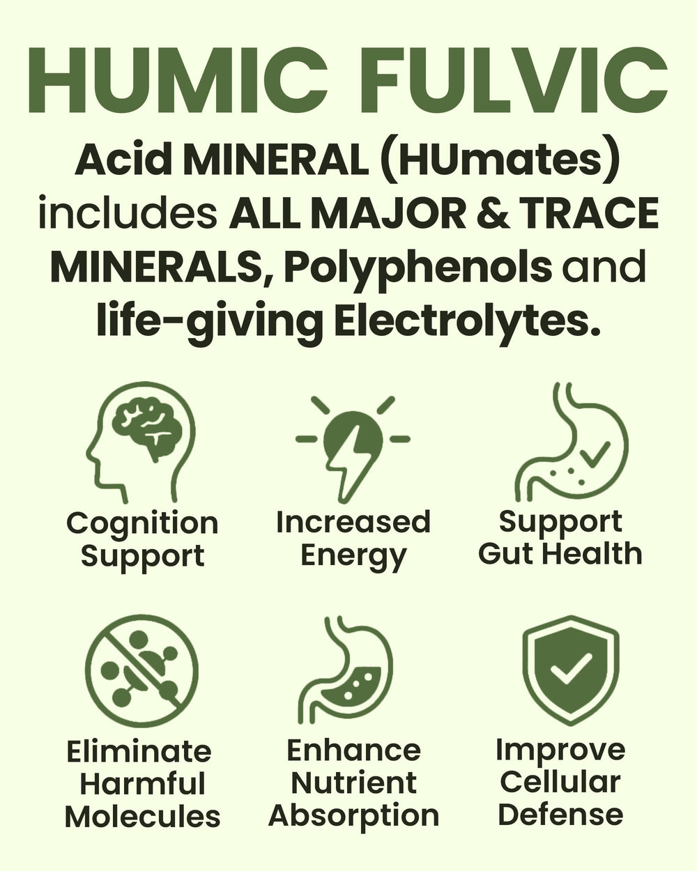 Humineral bottle side view