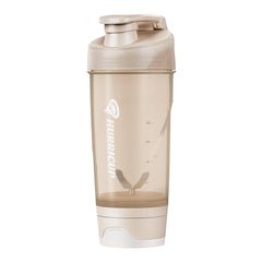 Hurricup 22oz protein shaker bottle in brown - front view
