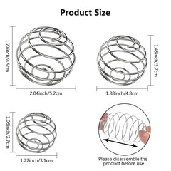 Three sizes: small/mini, medium, and large with dimensions