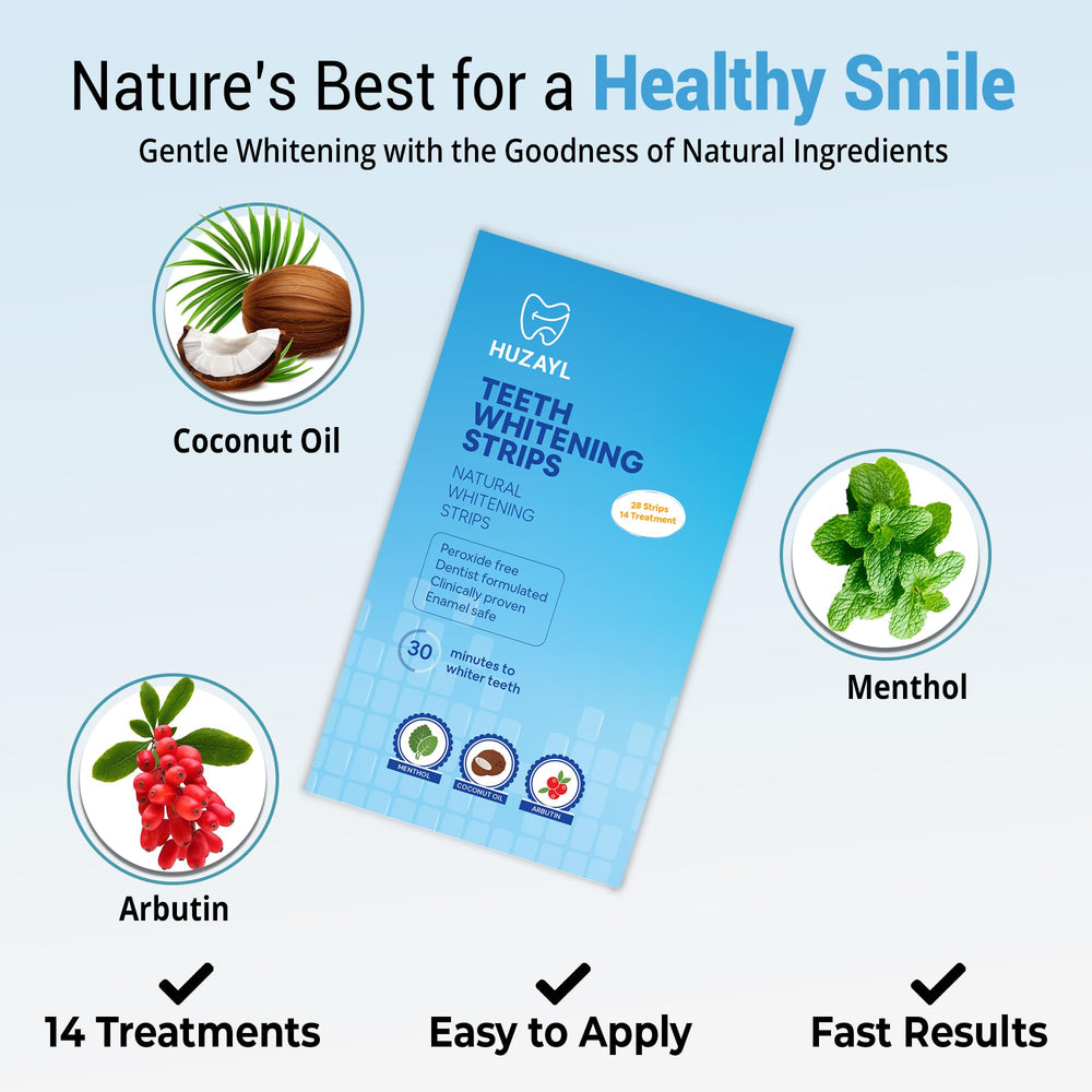 Natural ingredients: coconut oil, arbutin, mint, and chlorophyllin-copper complex