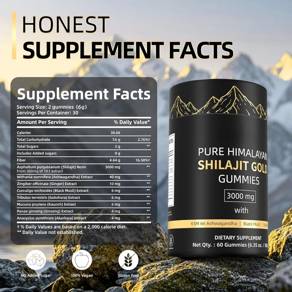 Shilajit gummies ingredients