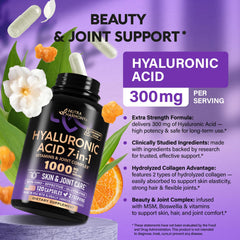 Close-up of Hyaluronic Acid capsules