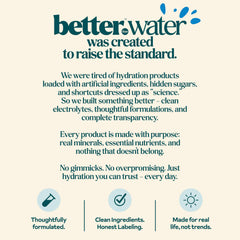 Hyburst electrolyte powder shelf with NSF certified label