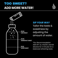Hyburst electrolyte powder shelf with NSF certified label