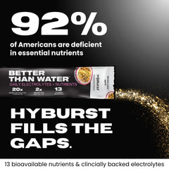 Travel-ready Hyburst stick pack ready to mix anywhere