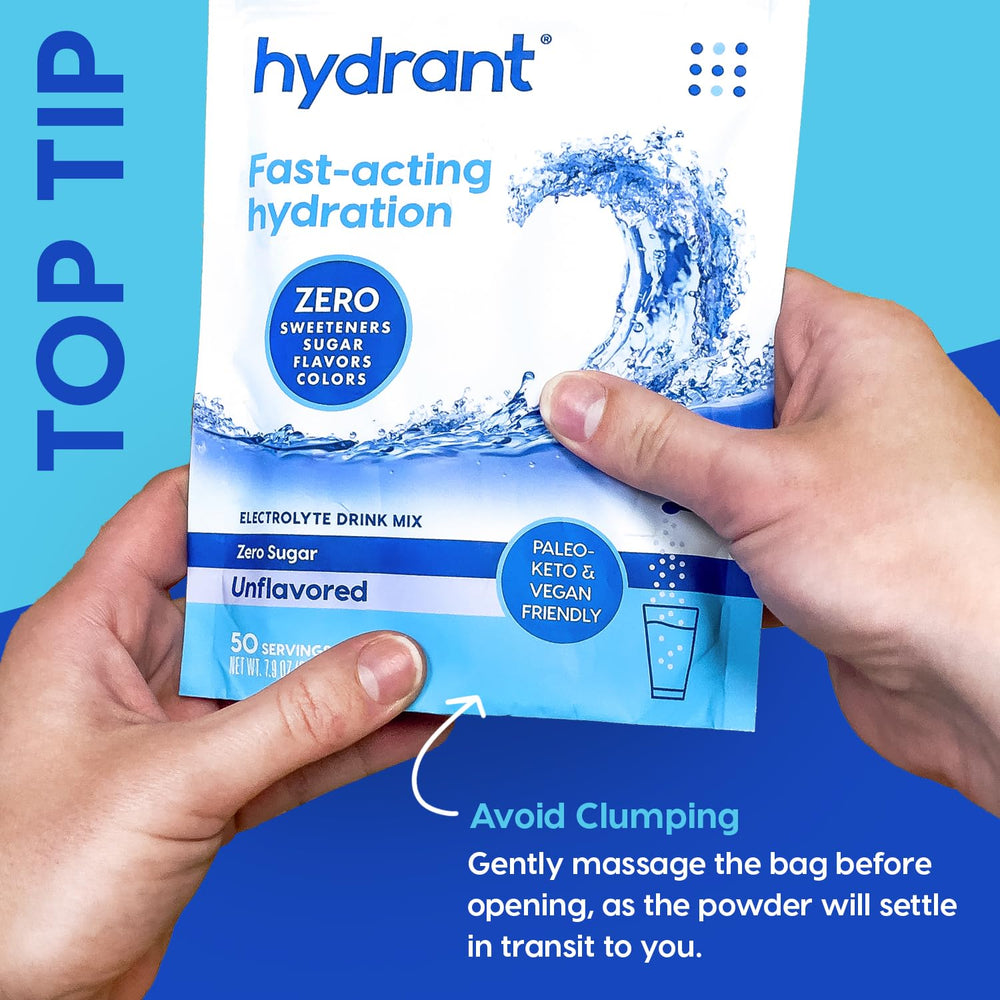 HYDRANT morning hydration ritual with 20 Cal per serving