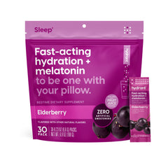 Hydrant Sleep Electrolyte Powder Elderberry stick pack front view