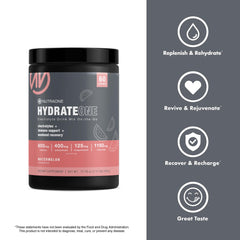 HydrateOne ingredients including coconut water and pink Himalayan salt