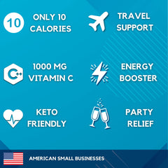 Nutrition highlights showing vitamin C, sodium, potassium, and magnesium