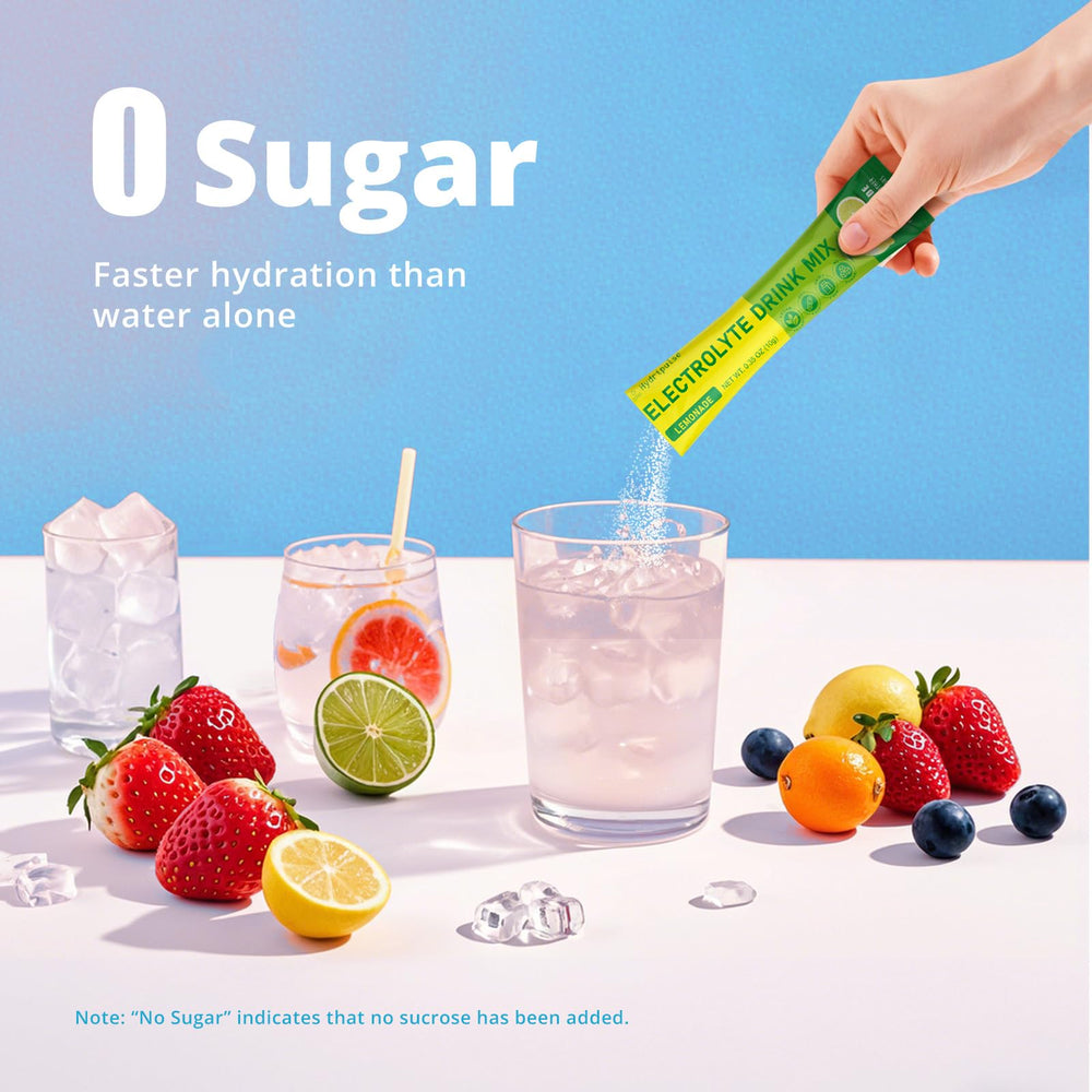 HydriPulse sugar-free label close-up supports keto-friendly hydration choices
