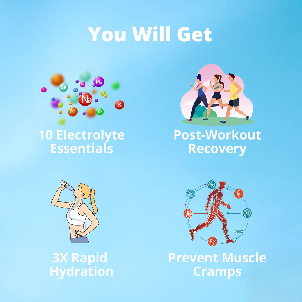 HydriPulse travel-friendly packets ready for hydration on the go