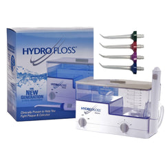Hydro Floss New Generation Oral Irrigator Bundle main product image in white