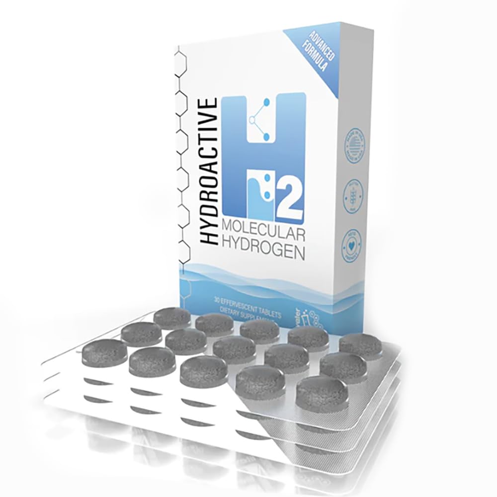 Hydroactive H2 Molecular Hydrogen Tablets by Litewater Labs — front view