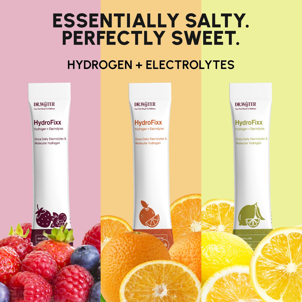 HydroFixx sachets ready to mix for on-the-go hydration