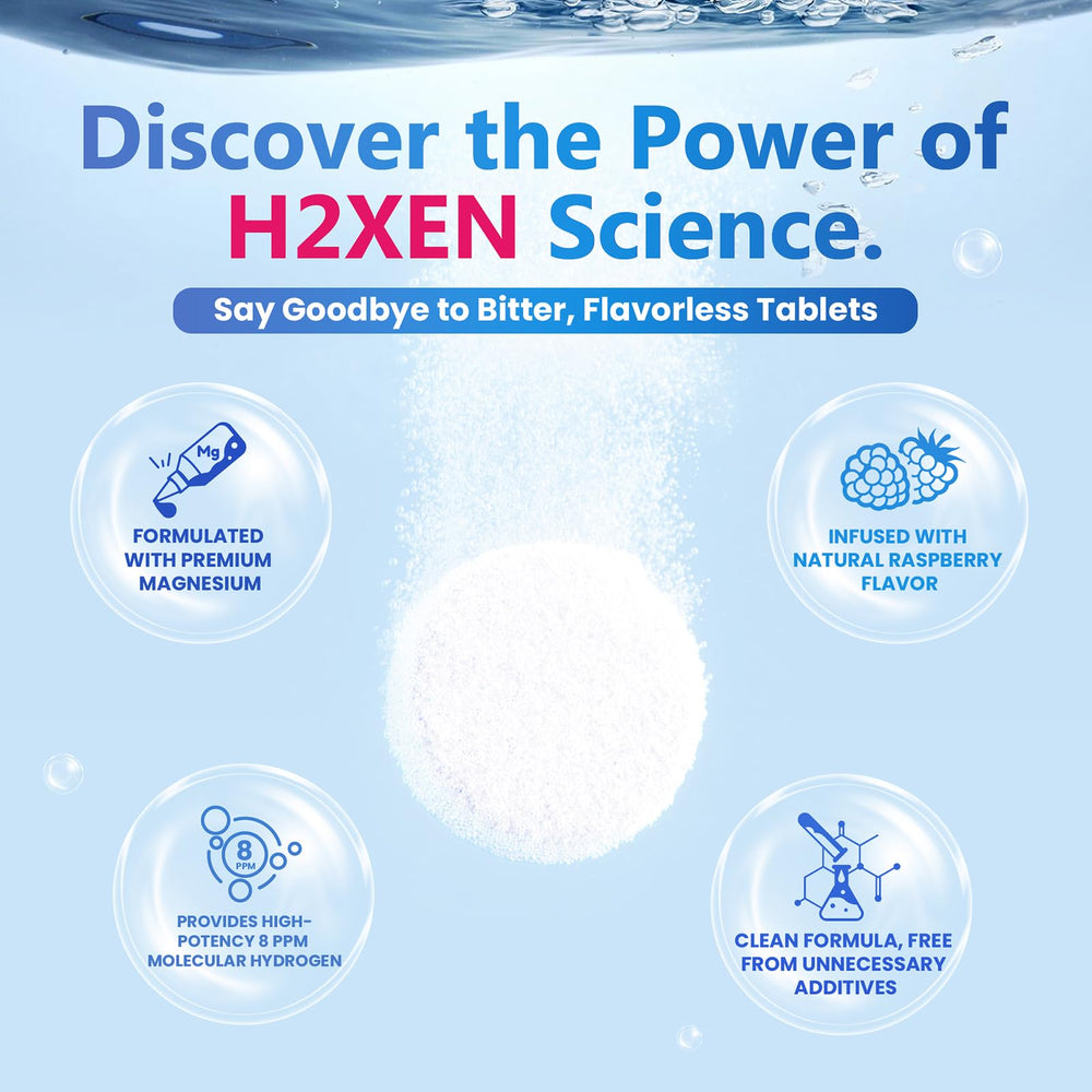 Tablets dissolving in a glass of water