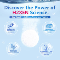 Tablets dissolving in a glass of water