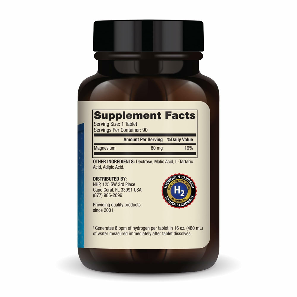 Hydrogen-rich water generated from elemental magnesium