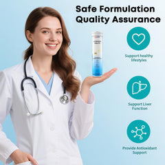 Resveratrol and NAC ingredient illustration for hydrogen production