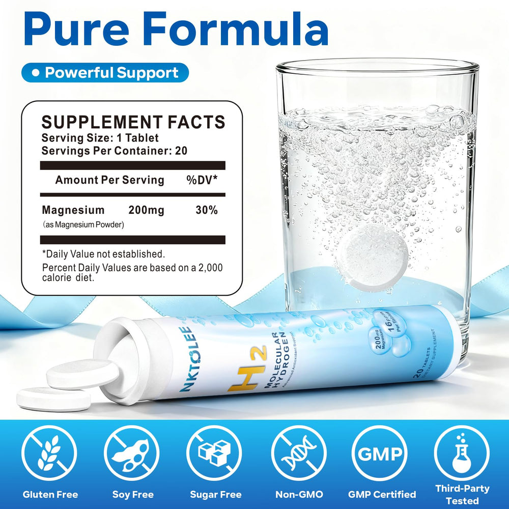 Moisture-resistant packaging tube for Hydrogen Water Tablets