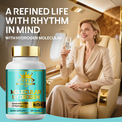 Hydrogen Water Tablets dissolving in water