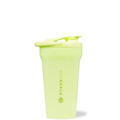 Hydrojug 20 oz noiseless shaker bottle in Honeydew color
