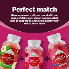 Gummies package with 90 count label and non-GMO claim