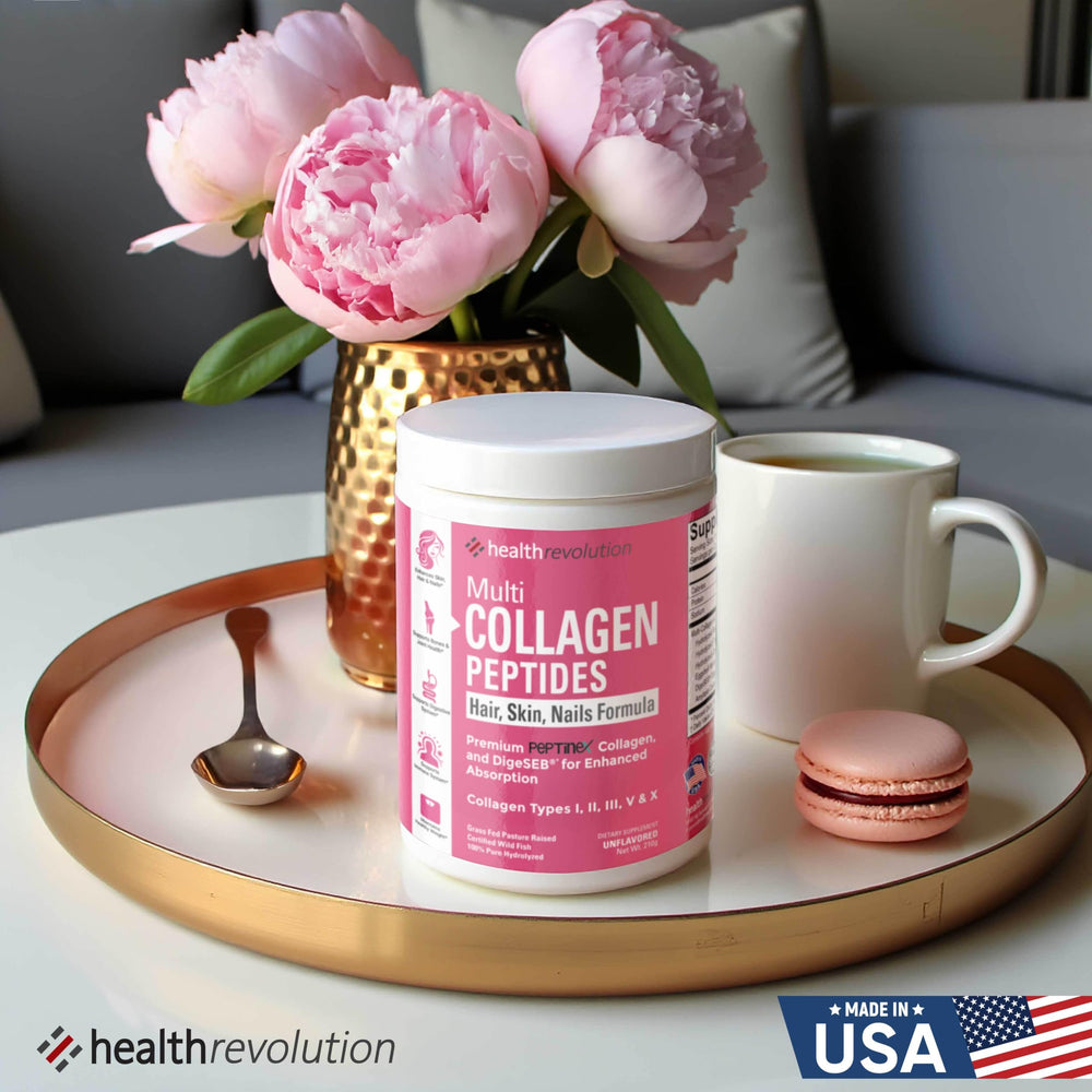 Hydrolyzed collagen peptides powder