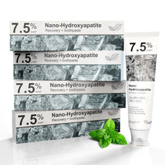 Hydroxyapatite toothpaste tube enabling enamel protection