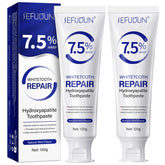 Packaging label for Hydroxyapatite Toothpaste 7.5%