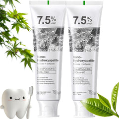 7.5% nano hydroxyapatite toothpaste tube label