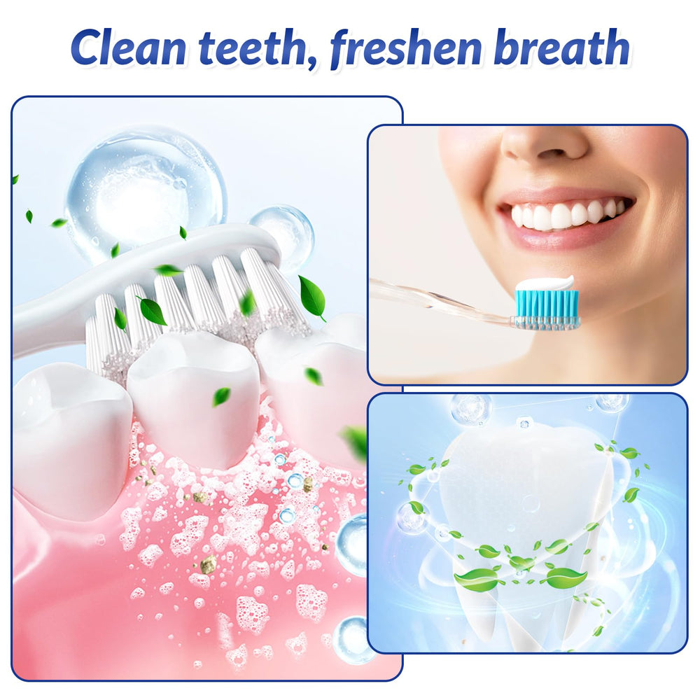 Swirl of toothpaste demonstrating enamel care and gentle cleansing