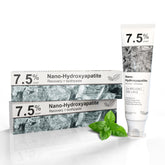 Two-pack Hydroxyapatite toothpaste boxes with front view