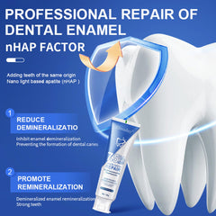 Hydroxyapatite toothpaste for enamel protection