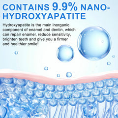 Fluoride-free label on toothpaste