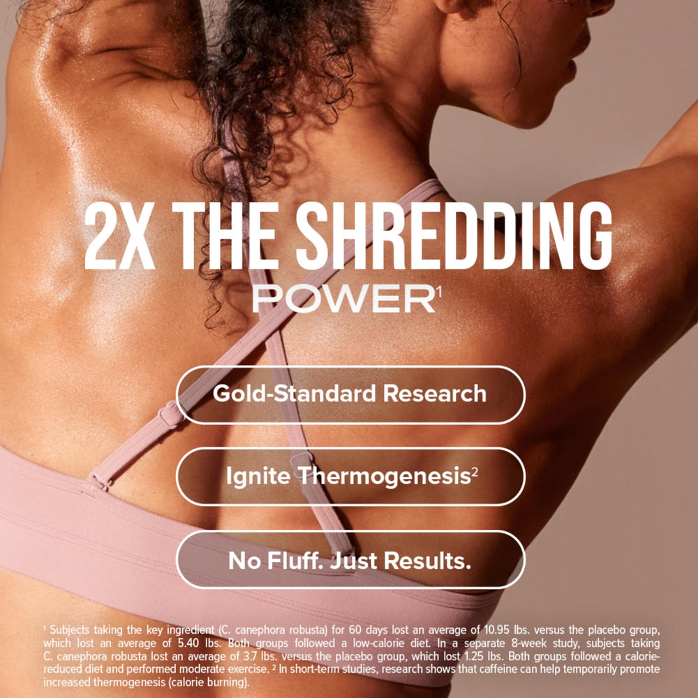 Illustration of green coffee bean (Canephora Robusta) with Hydroxycut