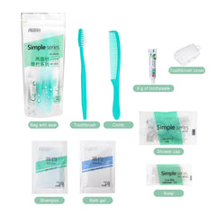 Eco-friendly packaging of bulk hygiene kits