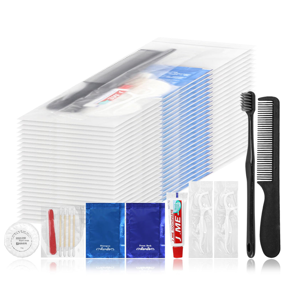 Hygiene Kit Bulk 30-Pack - individually packed travel hygiene set