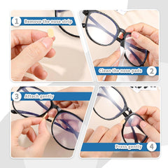 Anti-slip nose pads with adhesive backing