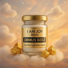 Jar label of I Am Joy Ormus powder 22g