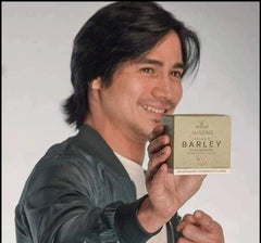 Barley grass leaves harvested in Swan Hill, Australia