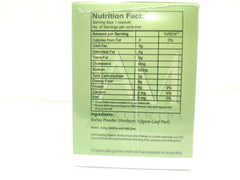 Barley grass plant and leaves