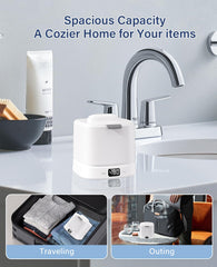 Transparent top window and lid handle on IAULF cleaner