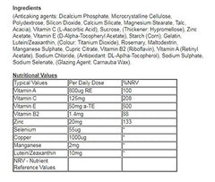 Two packs of ICaps Extra Lutein Tablets 30s with tablets visible