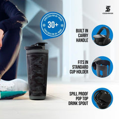 Ice Shaker interior measurement lines aid precise mixing.