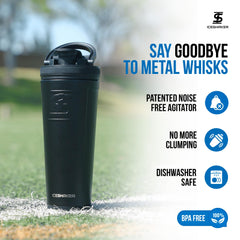 Ice Shaker odor-free stainless steel resists lingering smells during daily use.