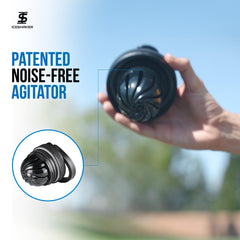 Ice Shaker fits standard cup holders for on-the-go convenience.