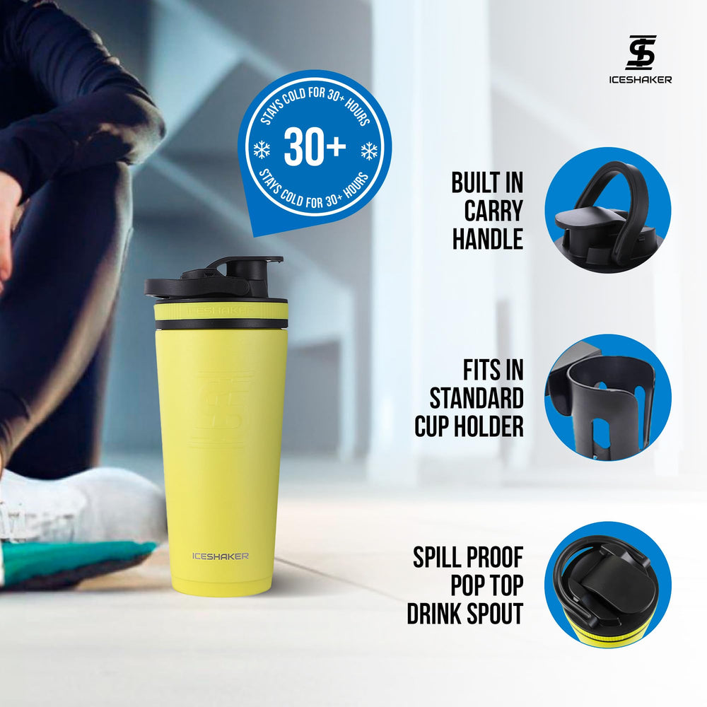 Ice Shaker twist-on agitator close-up for smooth lump-free drinks