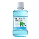 Fresh Breath Mouthwash ICY Mint bottle close-up