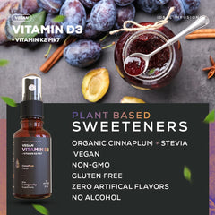 Bottle front showing 75 servings per bottle