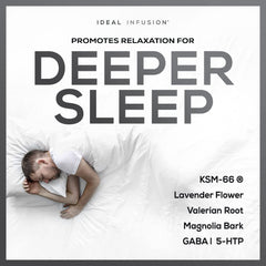 Sleep support ingredients including lavender and valerian